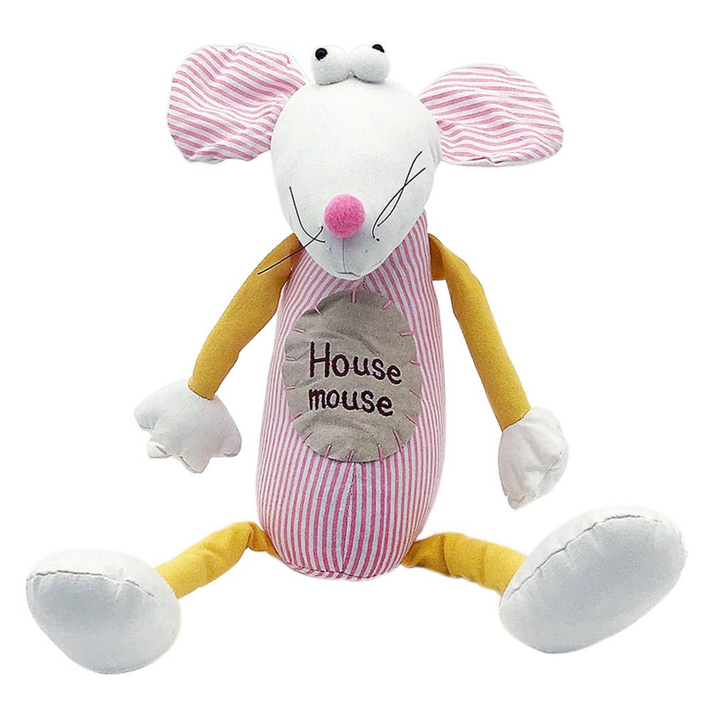 eBarza - Handmade Cute Mouse Decorative Doll Door Stopper