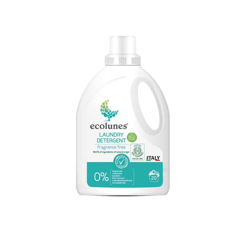 Ecolunes - Fragrance Free Laundry Detergent 1000ml