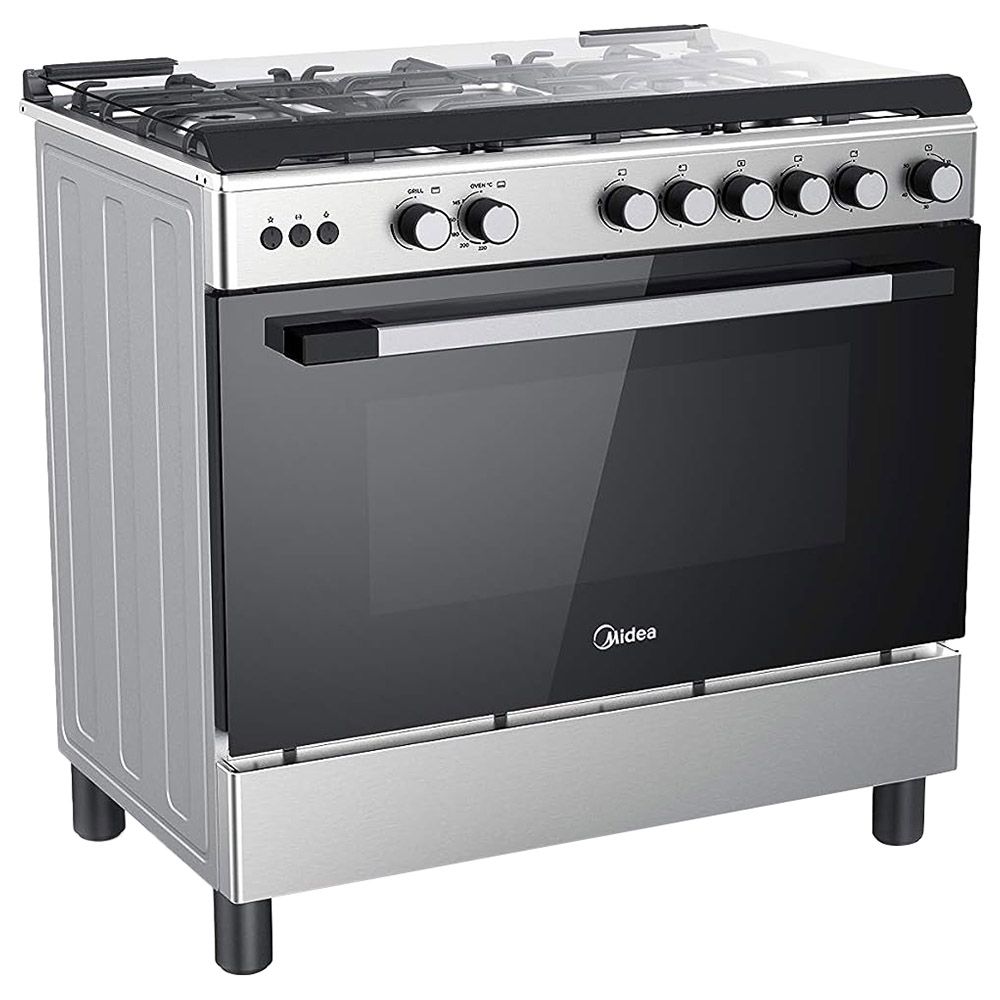 Midea - Stainless Steel Freestanding Cooker - 90X60cm