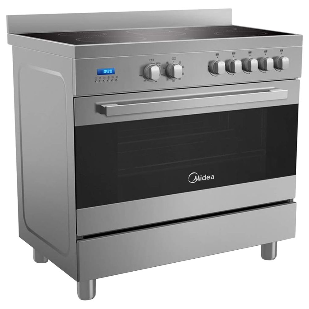 Midea - Freestanding Ceramic Cooker w/ Multifunction Oven - 109L - 90X60cm