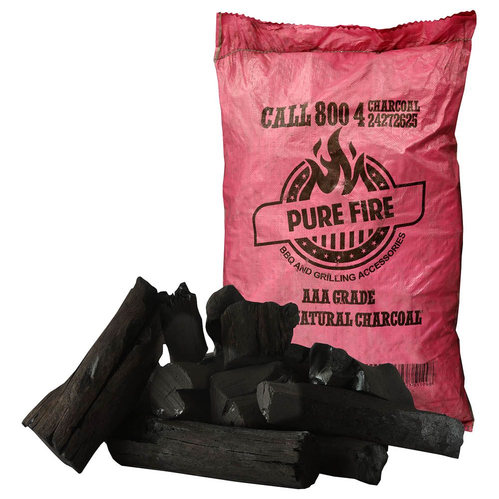 Pure Fire - AAA Grade Natural Charcoal - 10 kg