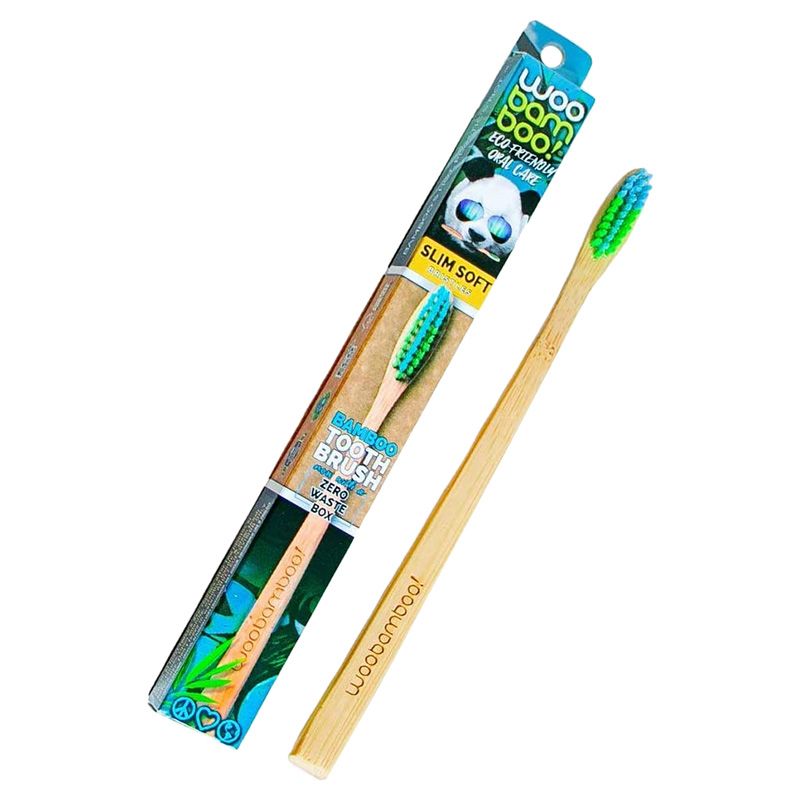 Woobamboo - Slim Handle Bamboo Soft Toothbrush