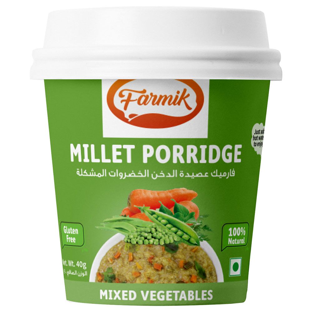 Farmik - Millet Porridge Cup - Mixed Vegetables - 50G