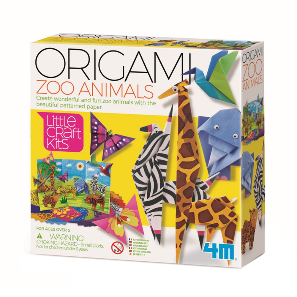 4M - Little Craft Origami Zoo Animals