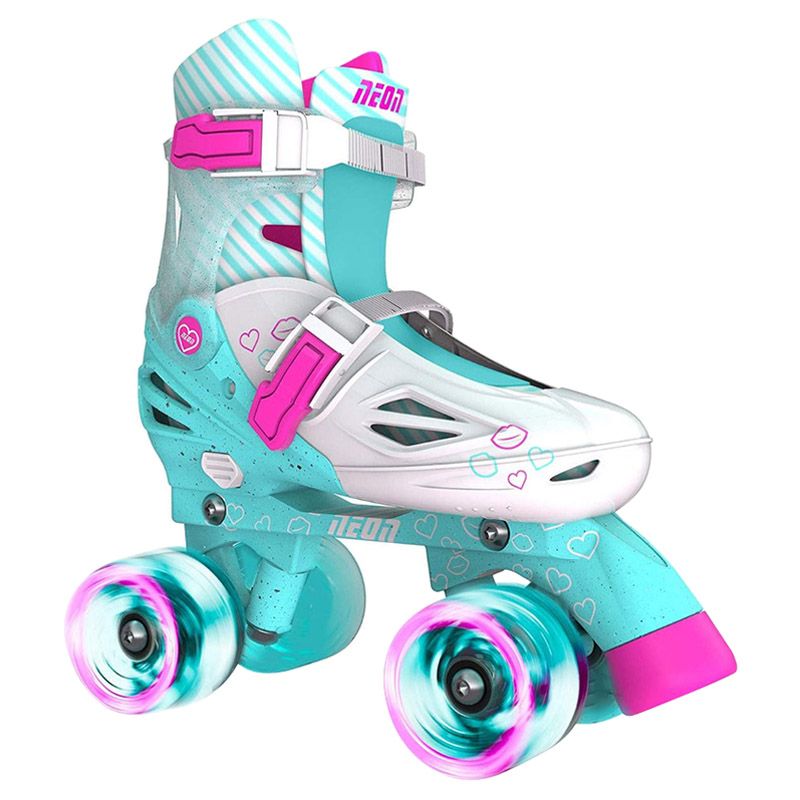 Neon - Combo Skates Size (12-2) - Teal Pink