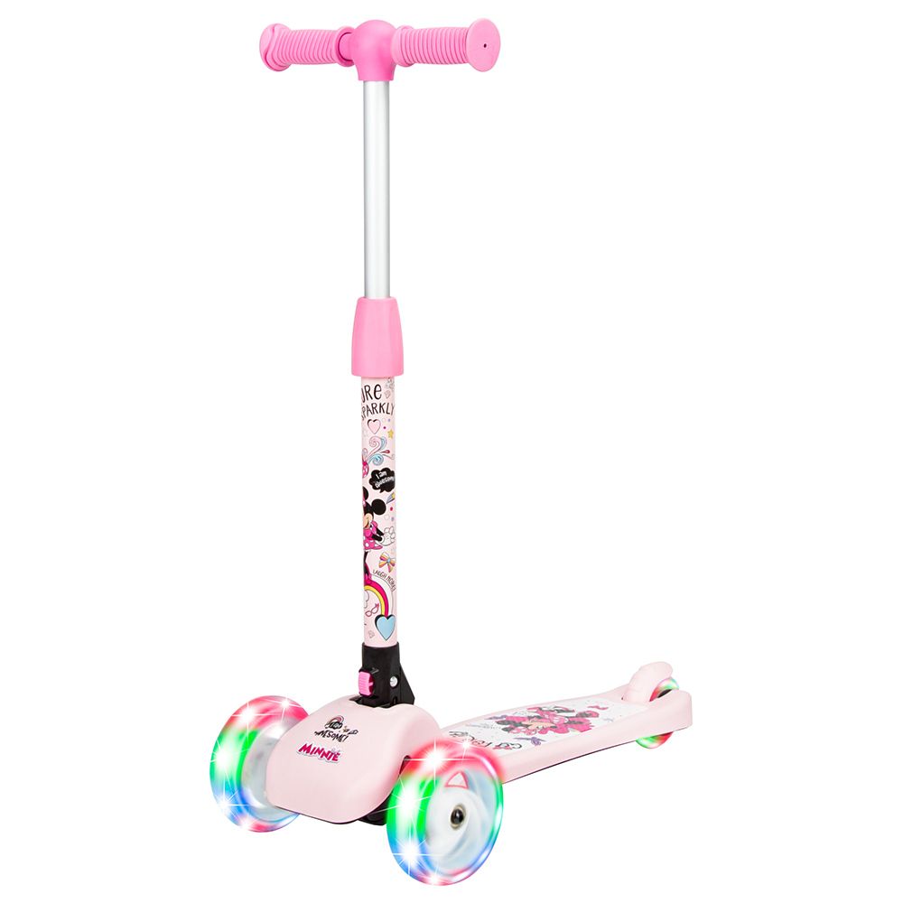 Spartan - Disney Minnie 3-Wheel Light Up Scooter