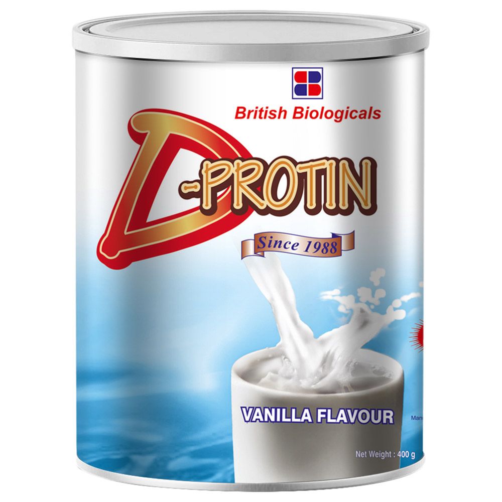 D-Protin - Vanilla Flavour Powder 400g