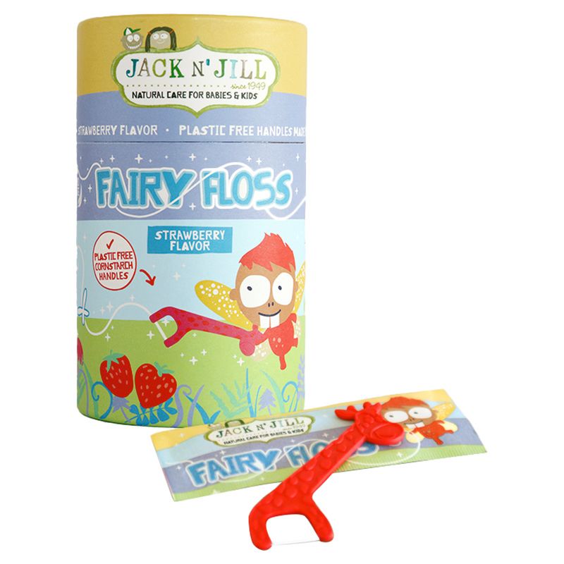 Jack N' Jill Kids - Biodegradable Floss Picks - Pack of 30