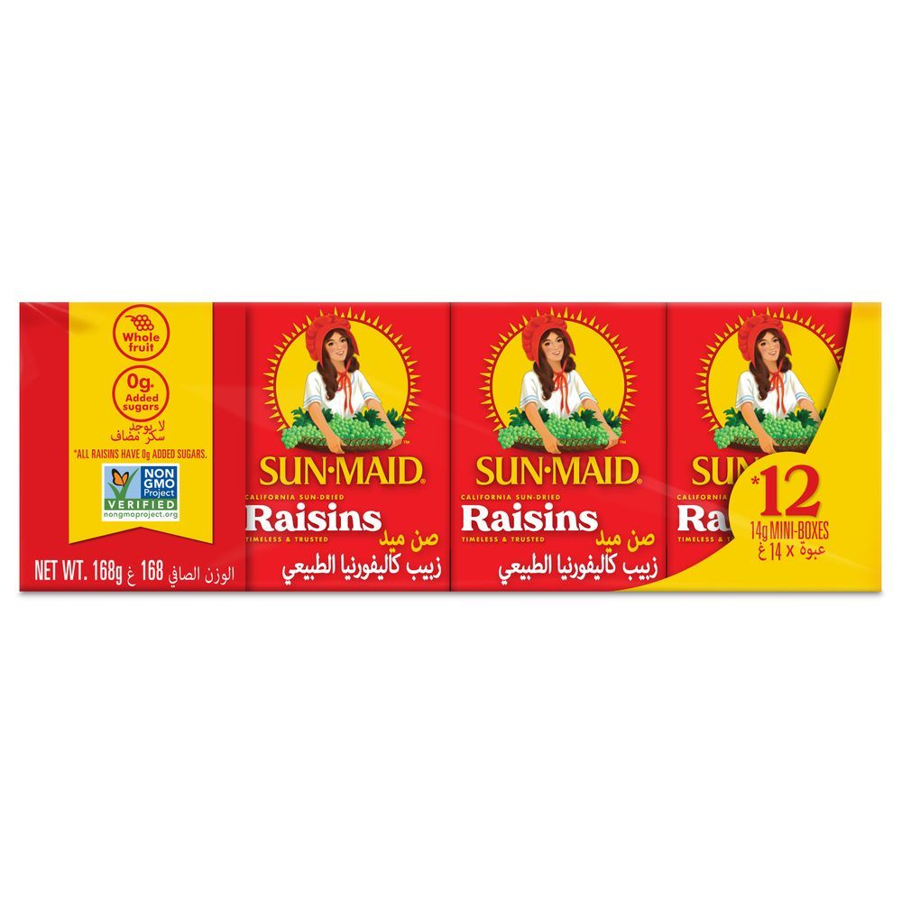 Sun-Maid - California Sun-Dried Raisins - 14 g - 12pcs