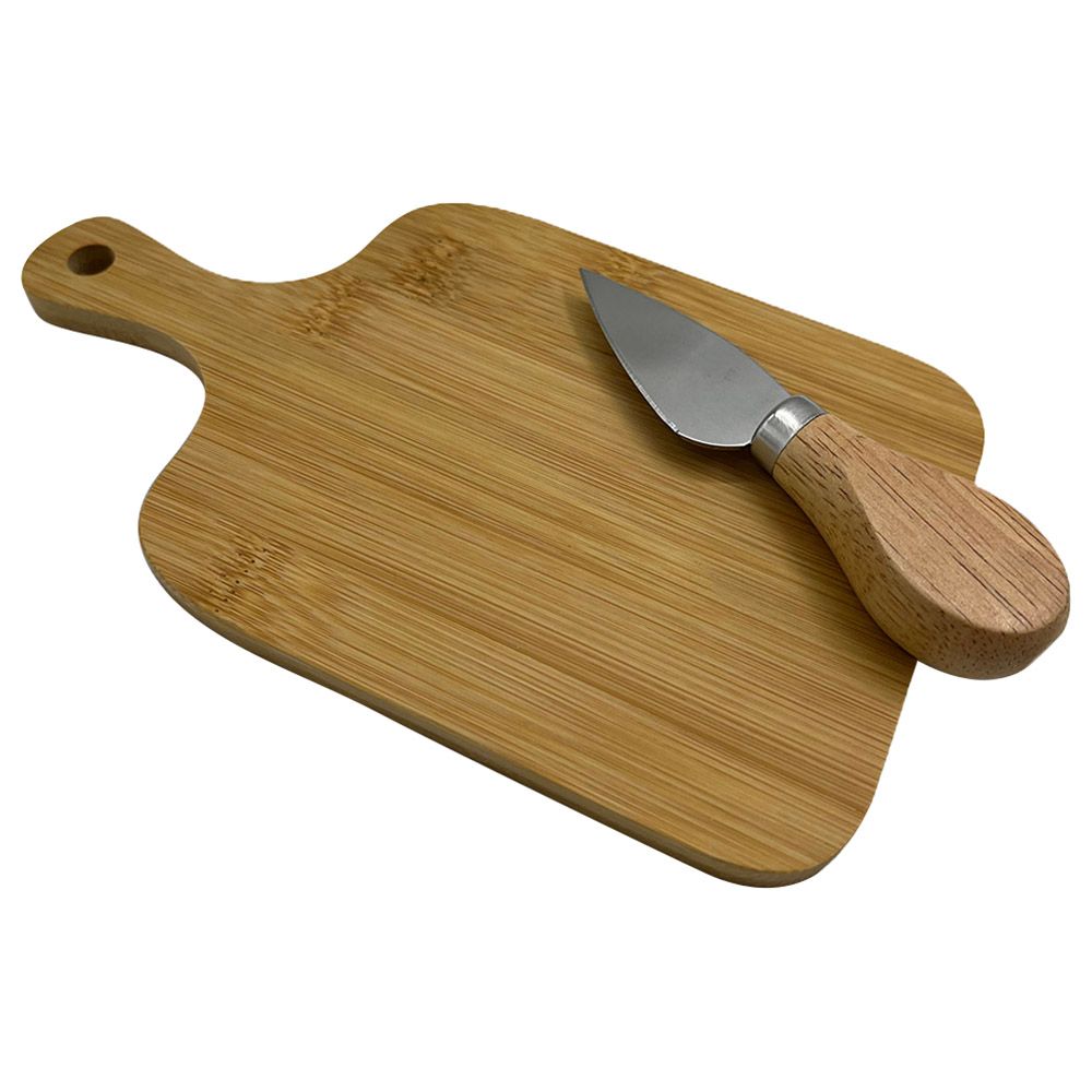 Excellent Houseware - Bamboo Cheese Set W/ Knife