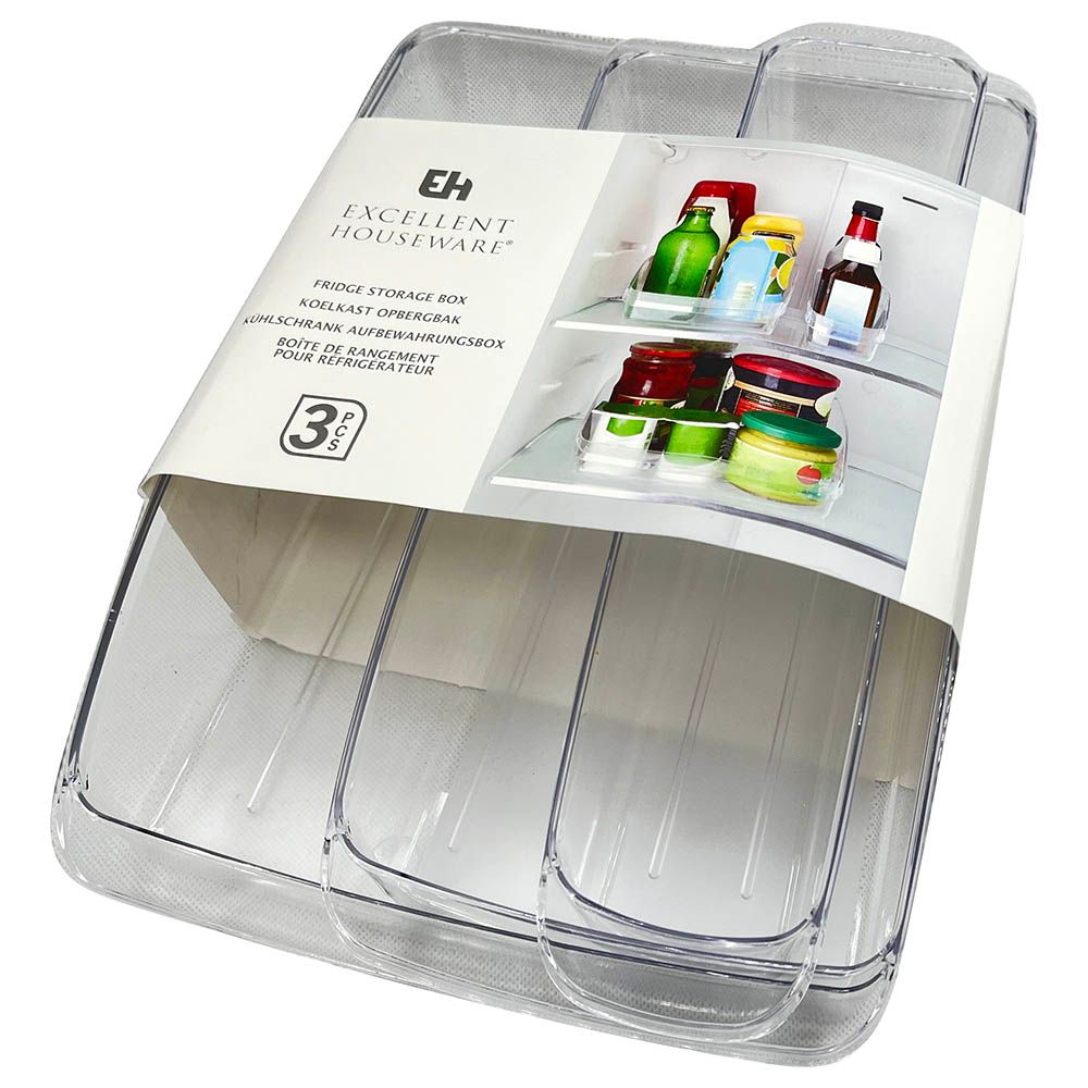 Excellent Houseware - Refrigerator Organizer Set 3pcs