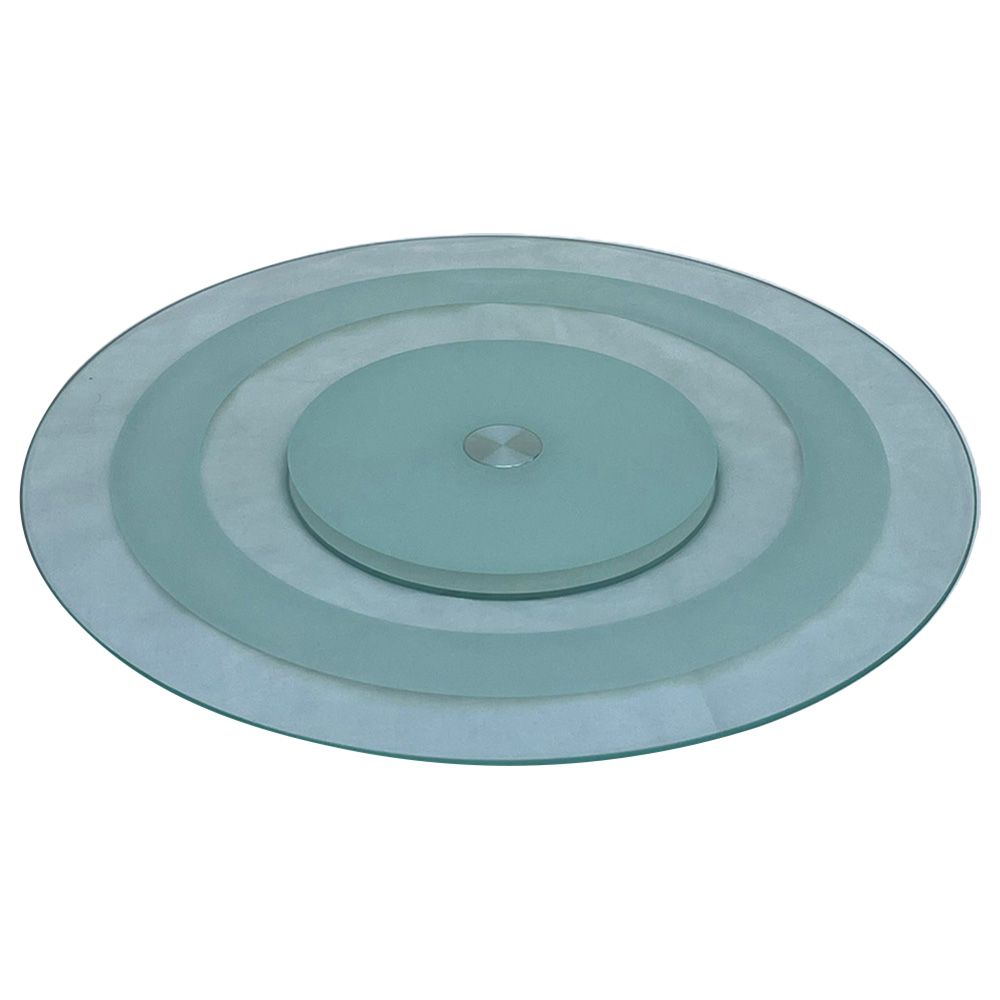 Excellent Houseware - Rotating Glass Serving Round Platter