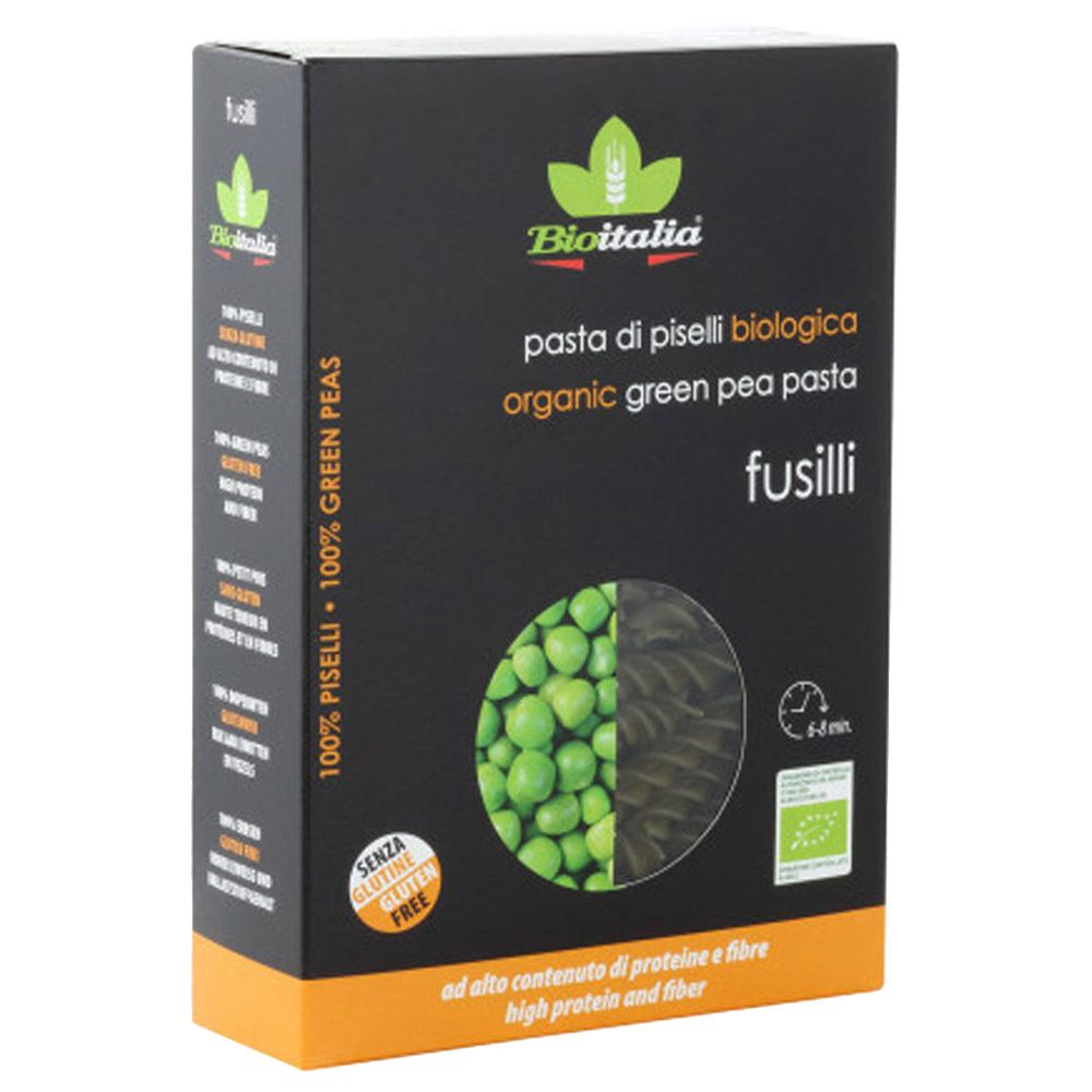 Bioitalia - Organic Green Pea Fusilli Pasta - 250g