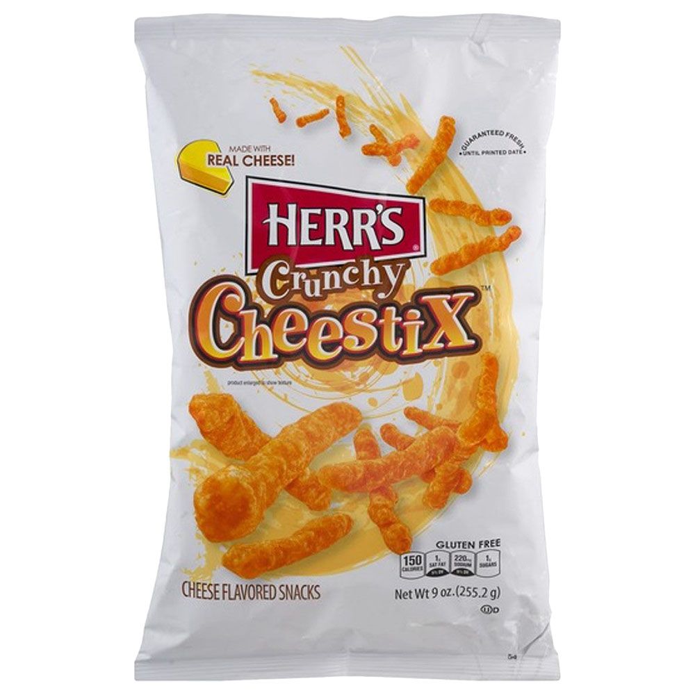 Herr's - Crunchy Cheesetix Cheese Curls Snack - 255g