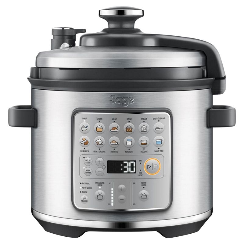 Sage - The Fast Slow Go Cooker - Brushed Stainless Steel