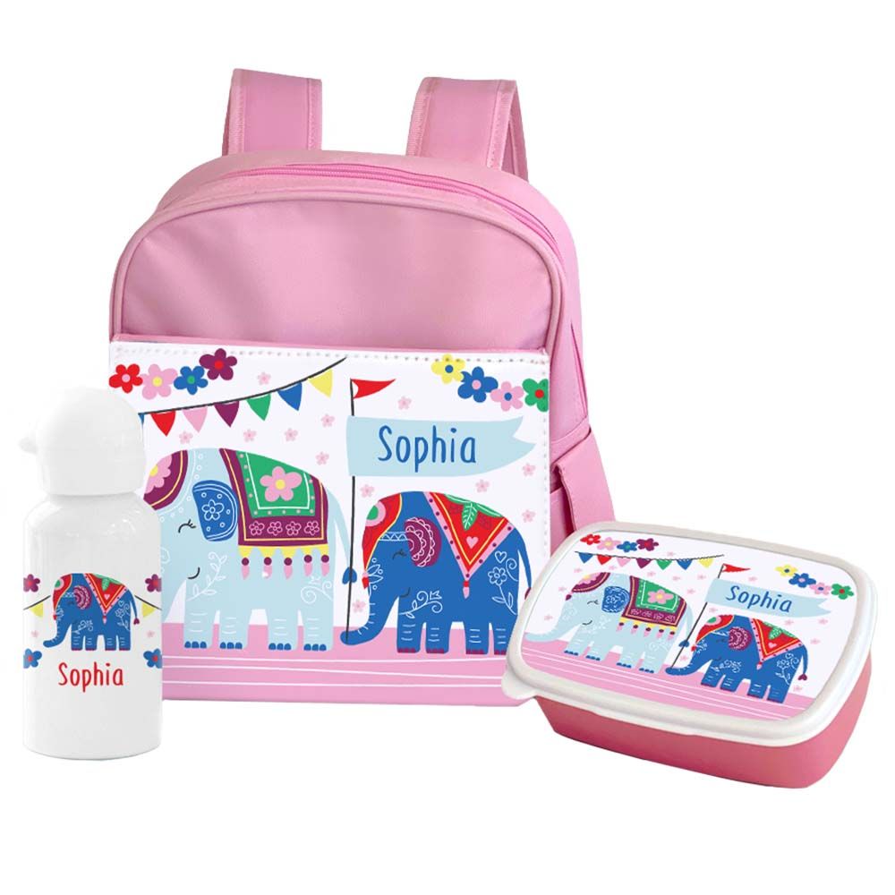 Essmak - Personalized Backpack - Elephant Parade - 12-Inch