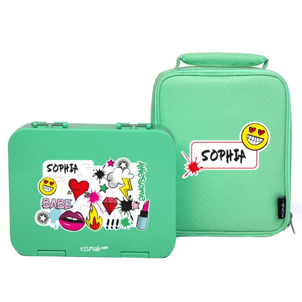 Essmak - Bento Pack Graffitti Artist Girl - Green