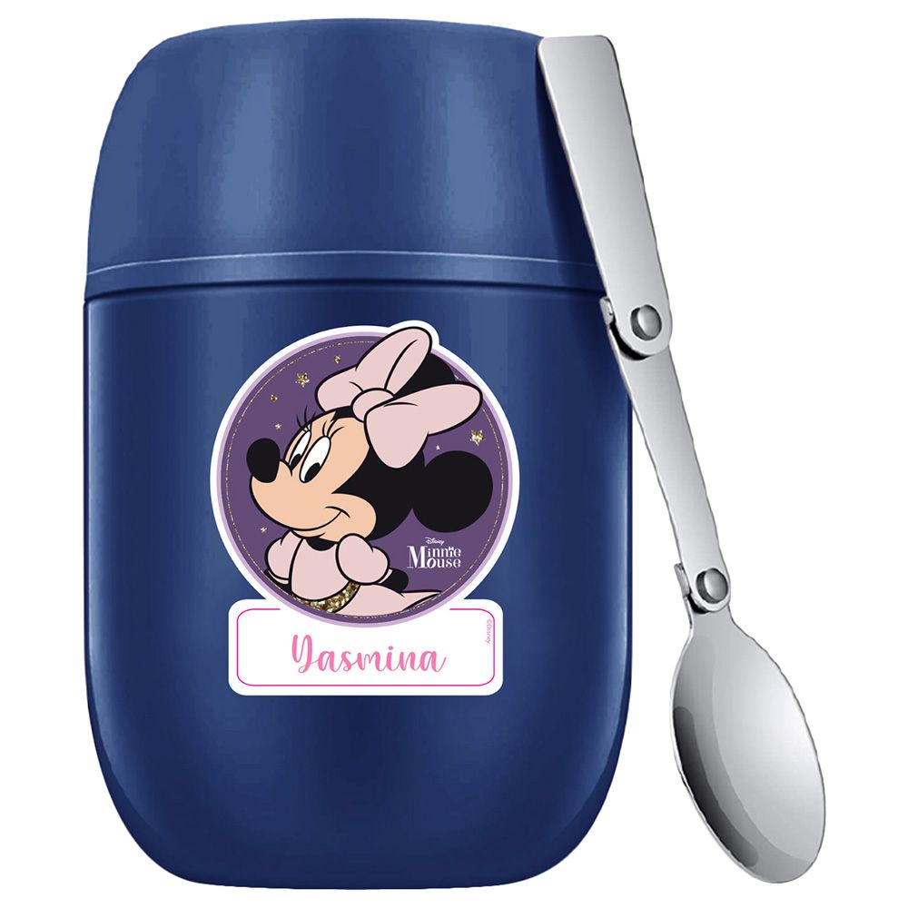 Essmak - Disney Minnie 3 Food Thermos - Blue