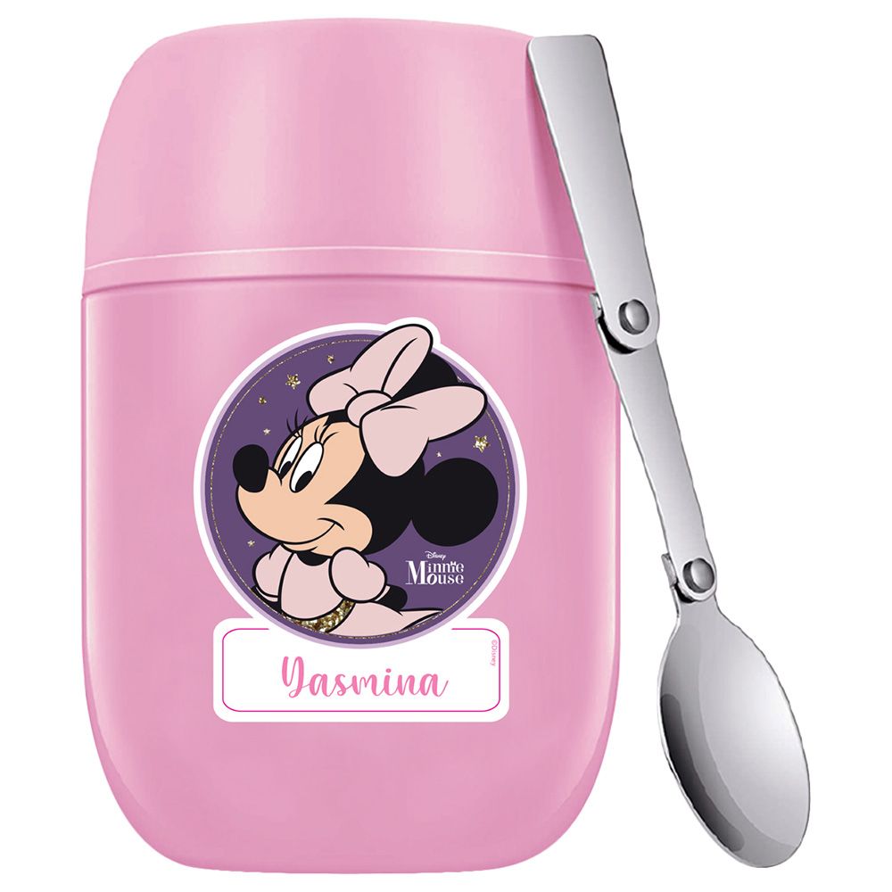 Essmak - Disney Minnie 3 Food Thermos - Pink