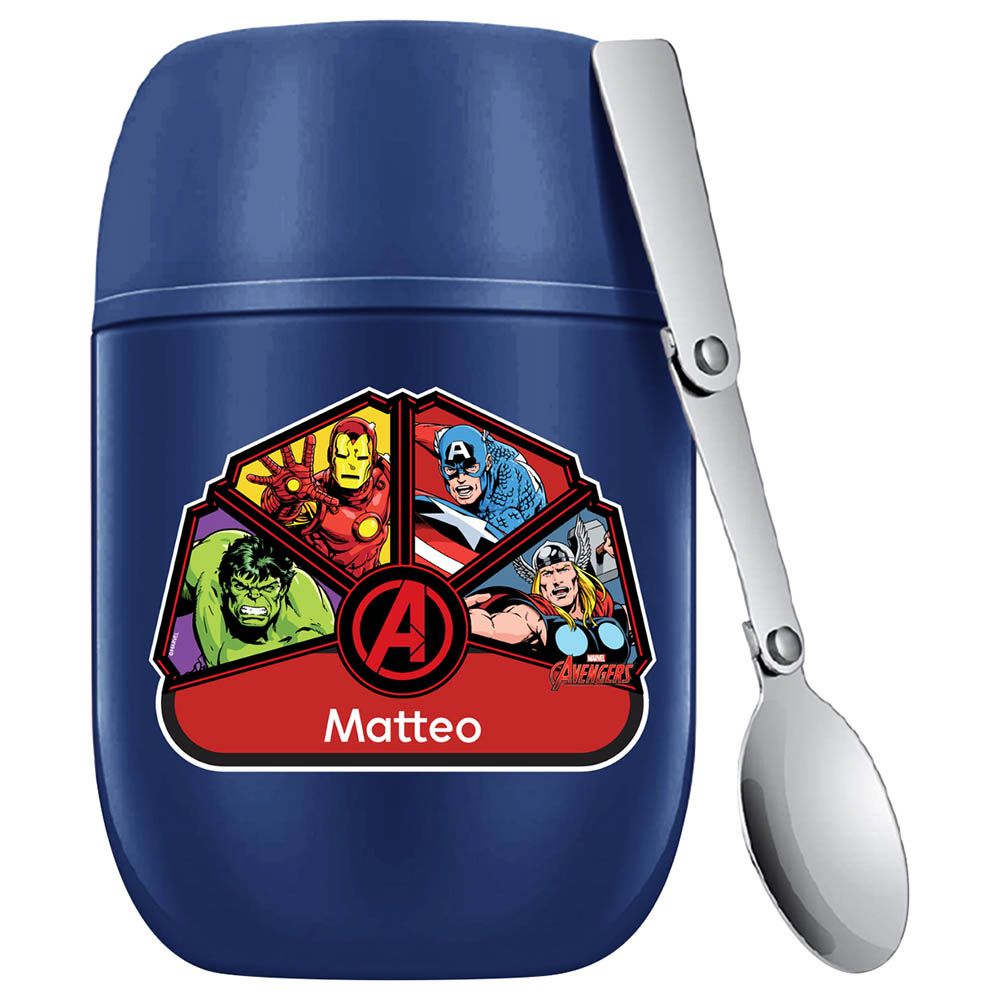 Essmak - Marvel Avengers 2 Food Thermos - Blue