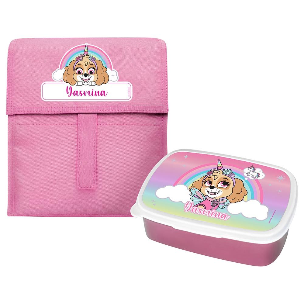 Essmak - Paw Patrol Unicorn Foldable Lunch Set - Pink