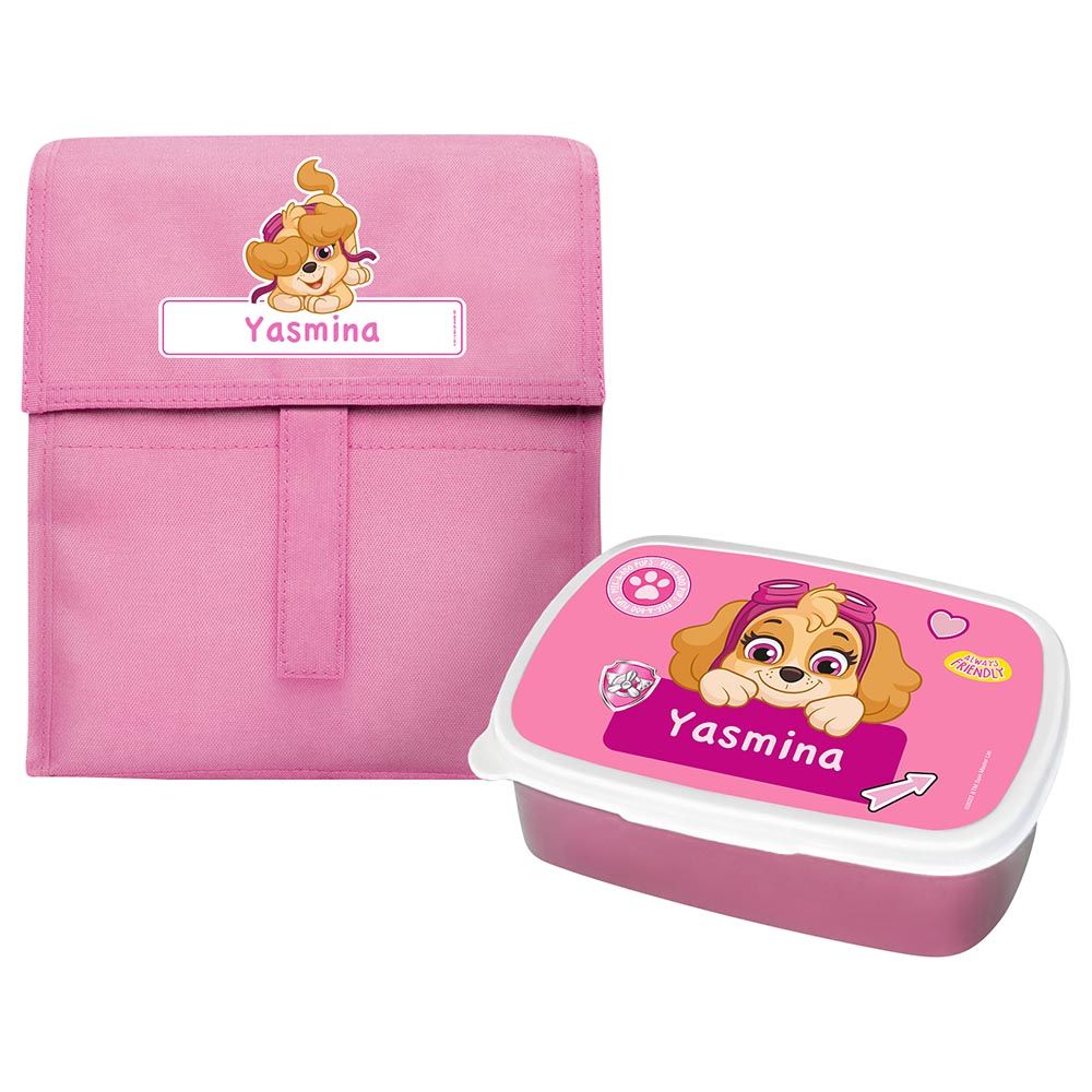 Essmak - Paw Patrol Skye Foldable Lunch Set - Pink