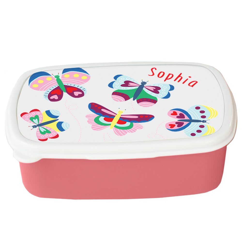 Essmak - Personalized Lunch Box - Butterfly Extravaganza