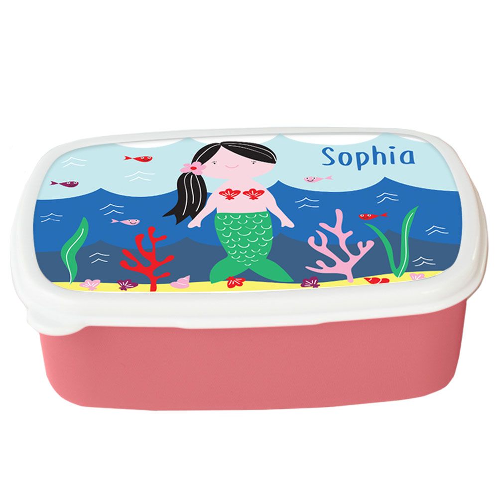 Essmak - Personalized Lunch Box - Sweet Siren Black Hair