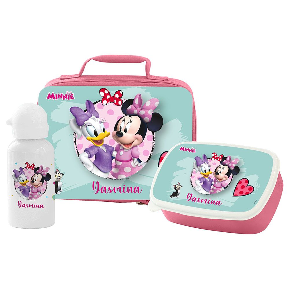 Essmak - Disney Minnie 2 Lunch Pack 3pcs - Pink