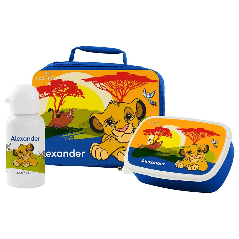 Essmak - Disney Lion King Lunch Pack 3pcs - Blue