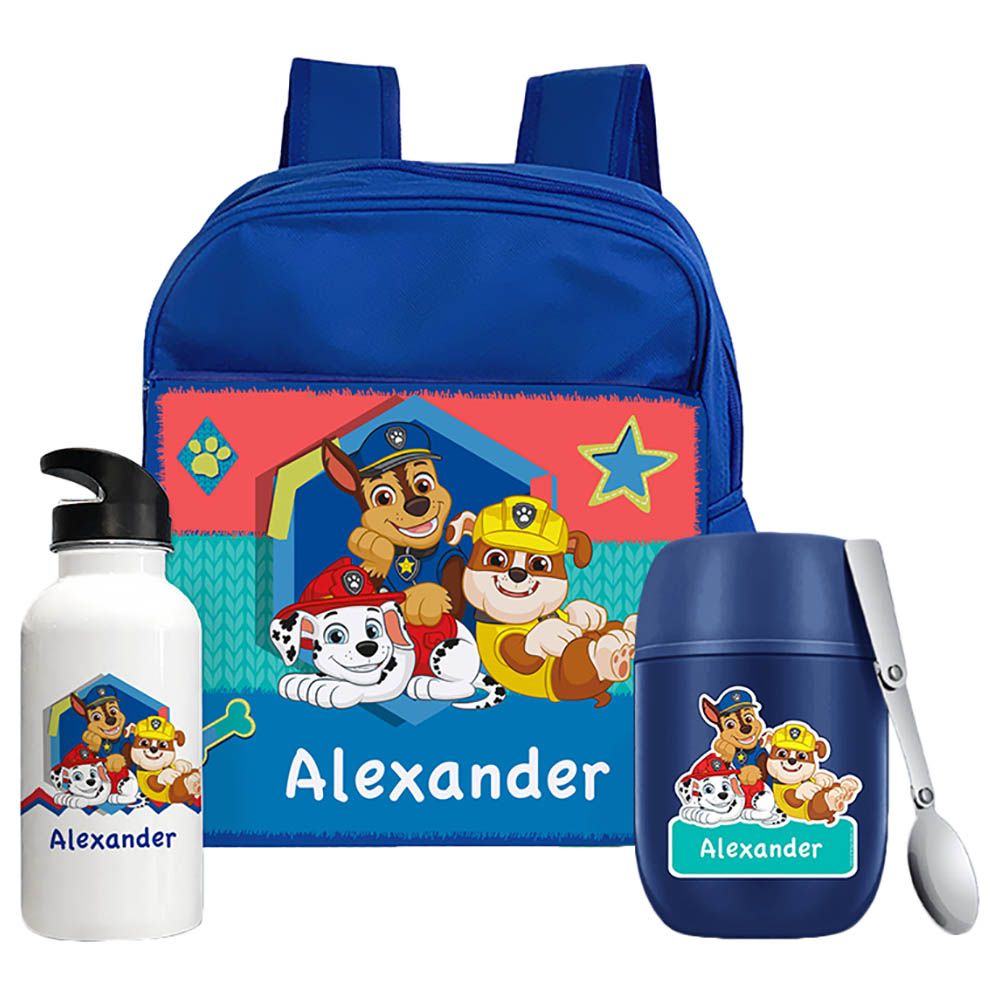 Essmak - Paw Patrol Friendship Fun Boy 3pc-Set Thermos Pack - 12-Inch