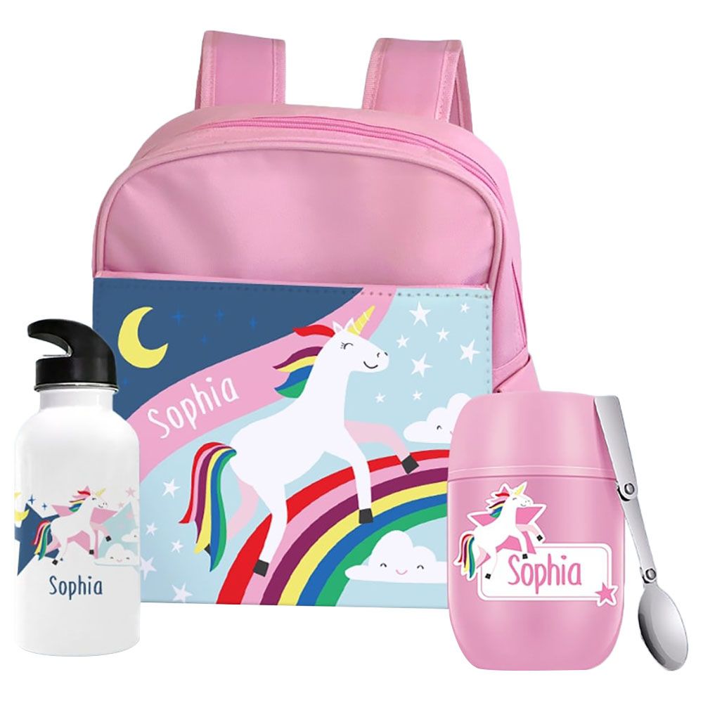 Essmak - 3pc Set Unicorns Are Real Thermos Pack 400ml - 12-Inch