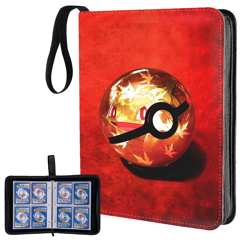 ESSEN - Pokemon Cards Binder Holder For Trading Cards - Red