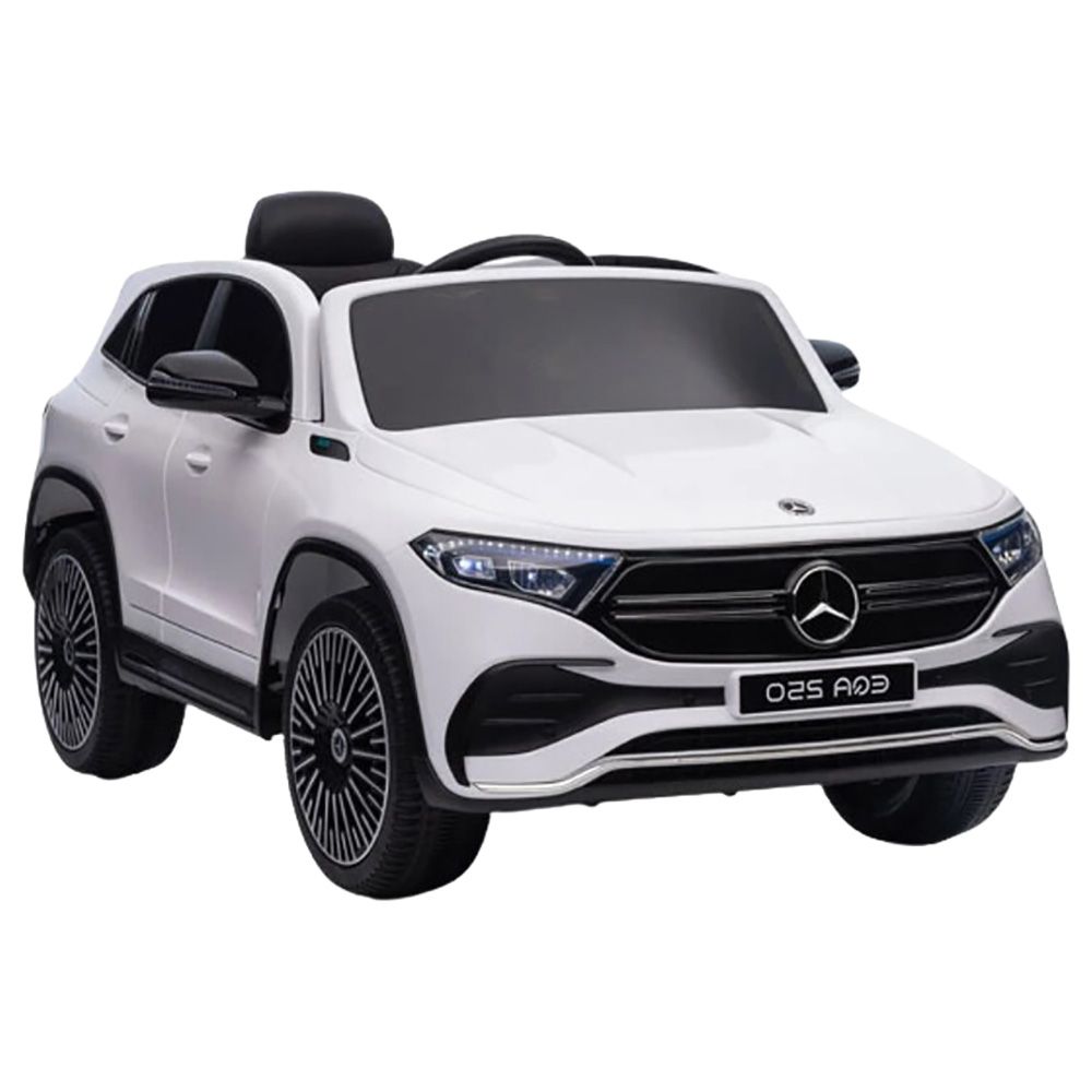 Megastar - Licensed Mercedes-Benz EQA Battery Operated Car - White