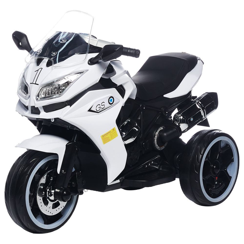 Factual Toys - 6V BMW Kids Electric Motorbike - White