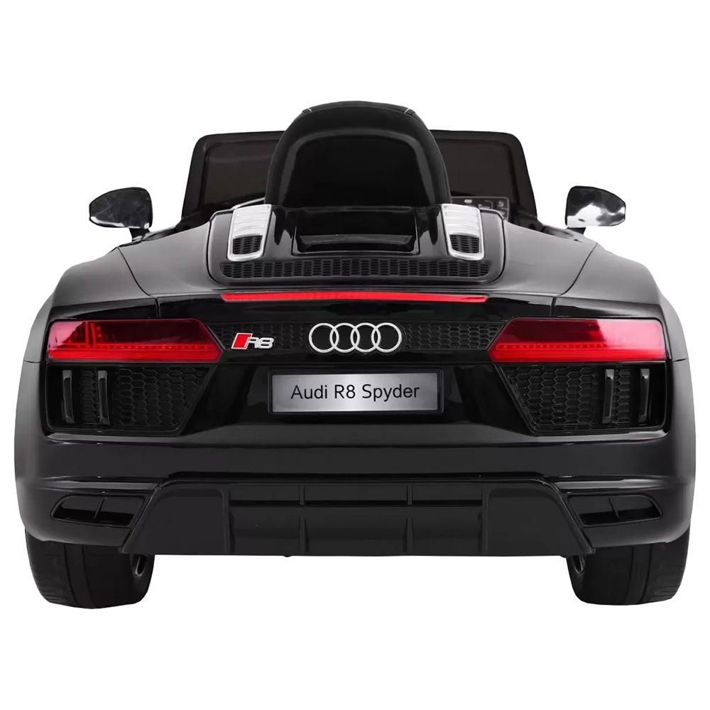 Audi - R8 Spyder Remote Control Kids Car - 12V - Black