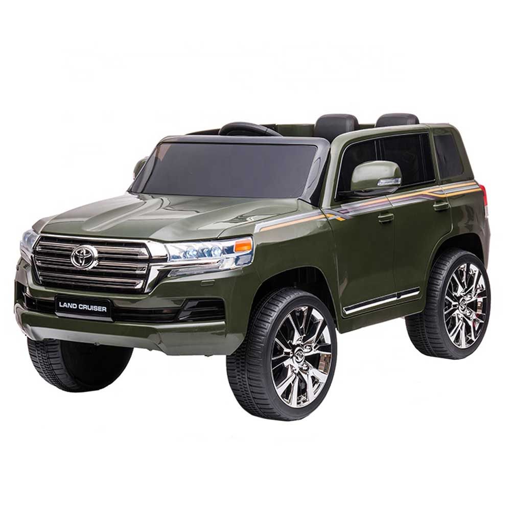 Factual Toys - 12V Toyota Landcruiser Kids Ride-On Car - Green 