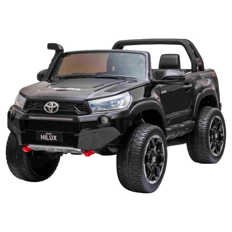 Toyota - 12V Licensed Hilux Rideon Electric Car - Black