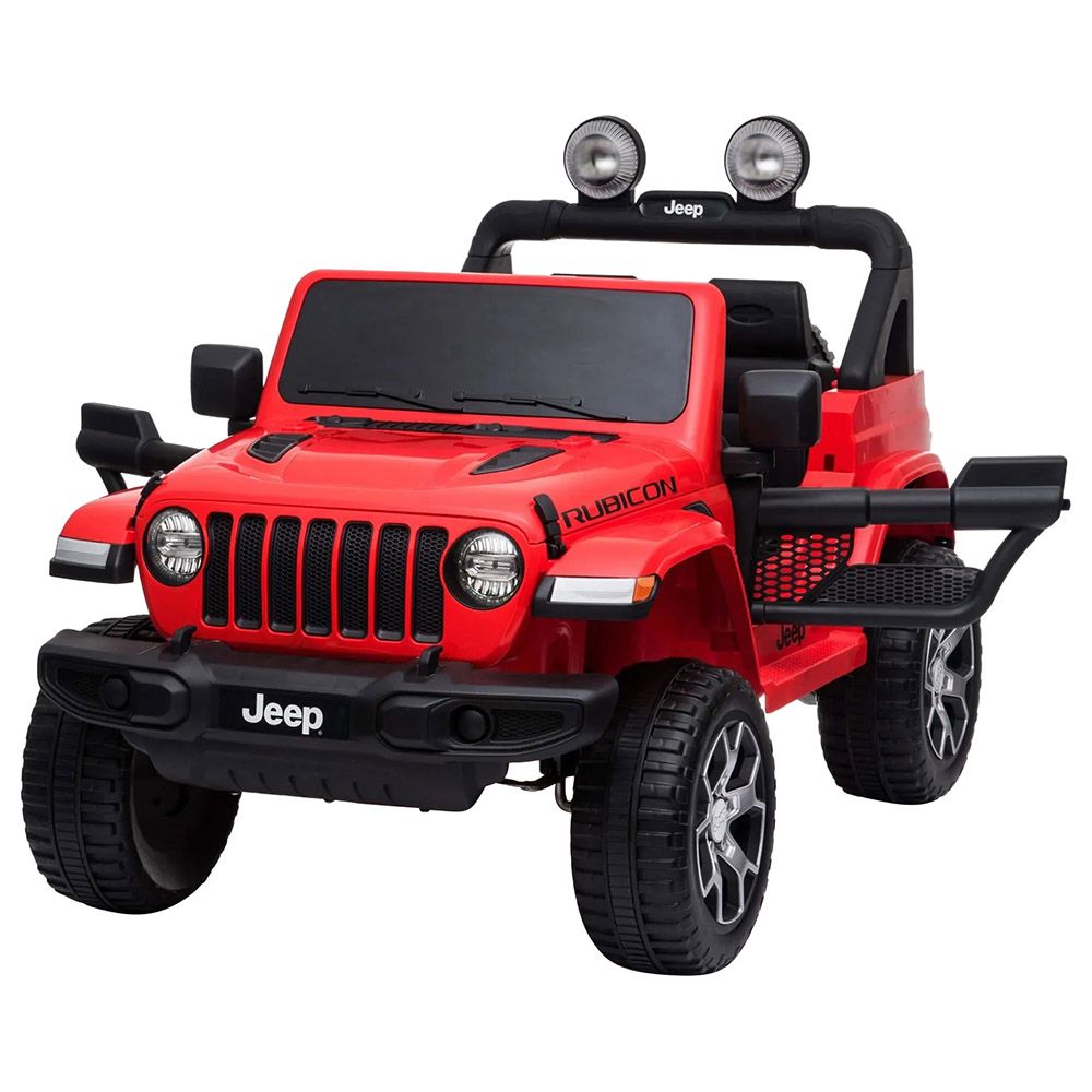 Jeep - 12V Kids Rubicon Electric Rideon - Red