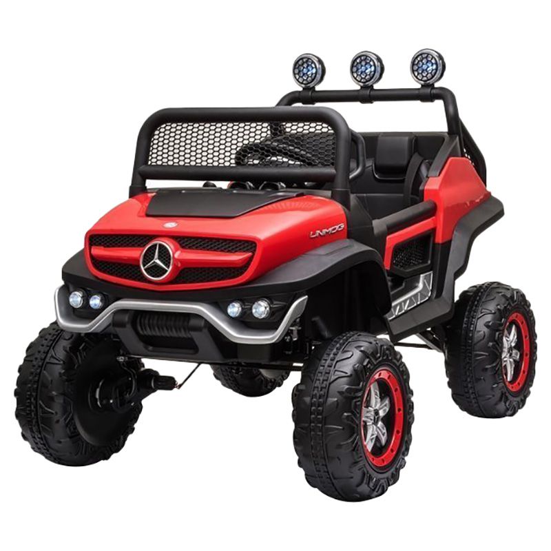 Mercedes Benz - Unimog Junior Rideon Electric Car 12V - Red