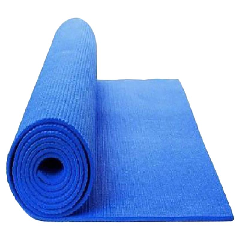 Purple Parrot - Yoga Mat - Blue