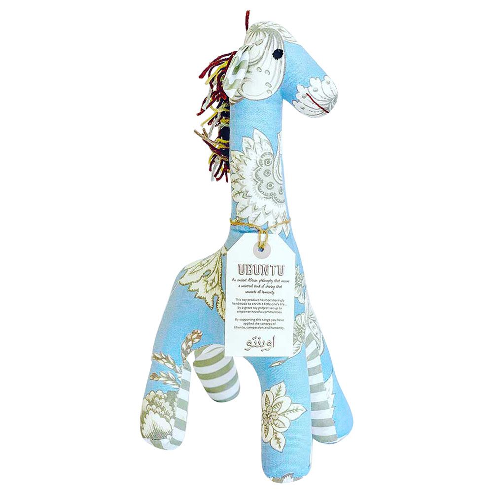 Ubuntu - Shabby Chic Giraffe - Blue