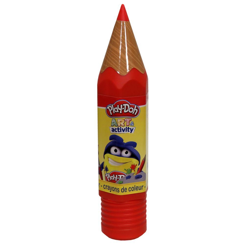 Play Doh - 24 Color Pencils In Plastic Tube