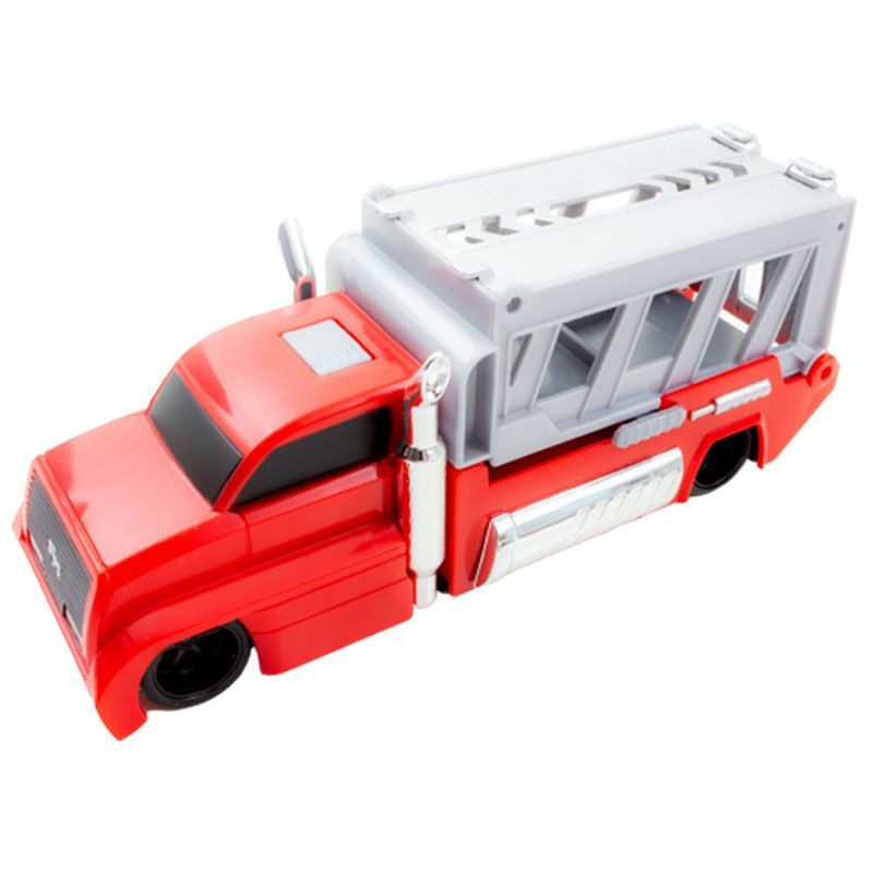 Maisto - Burnin Key Car - Launcher Hauler - Red & Orange