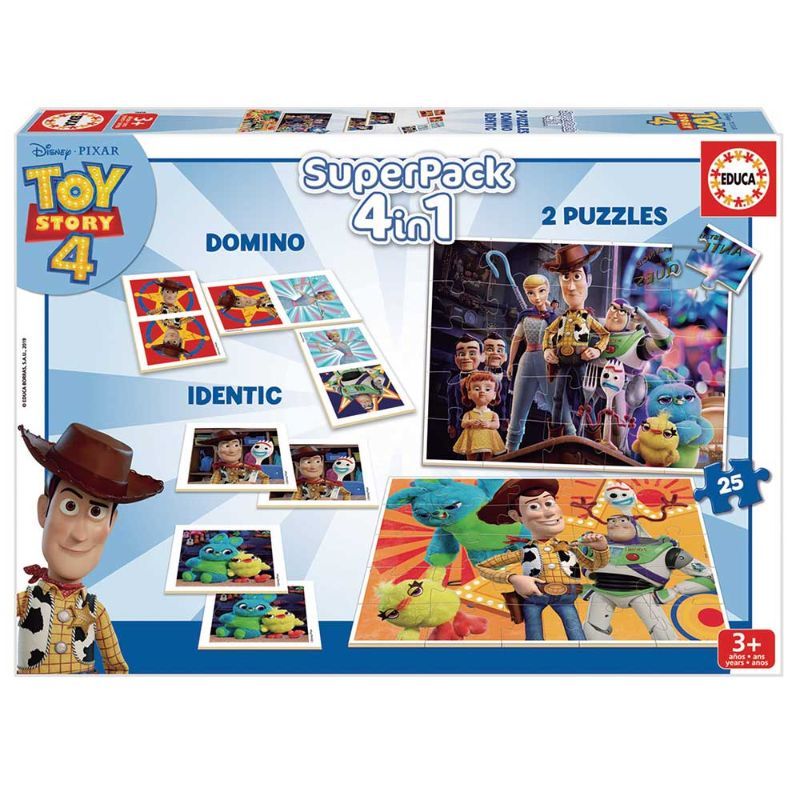 Educa - Superpack 4-in-1 Disney Pixar Toy Story 4 Puzzle