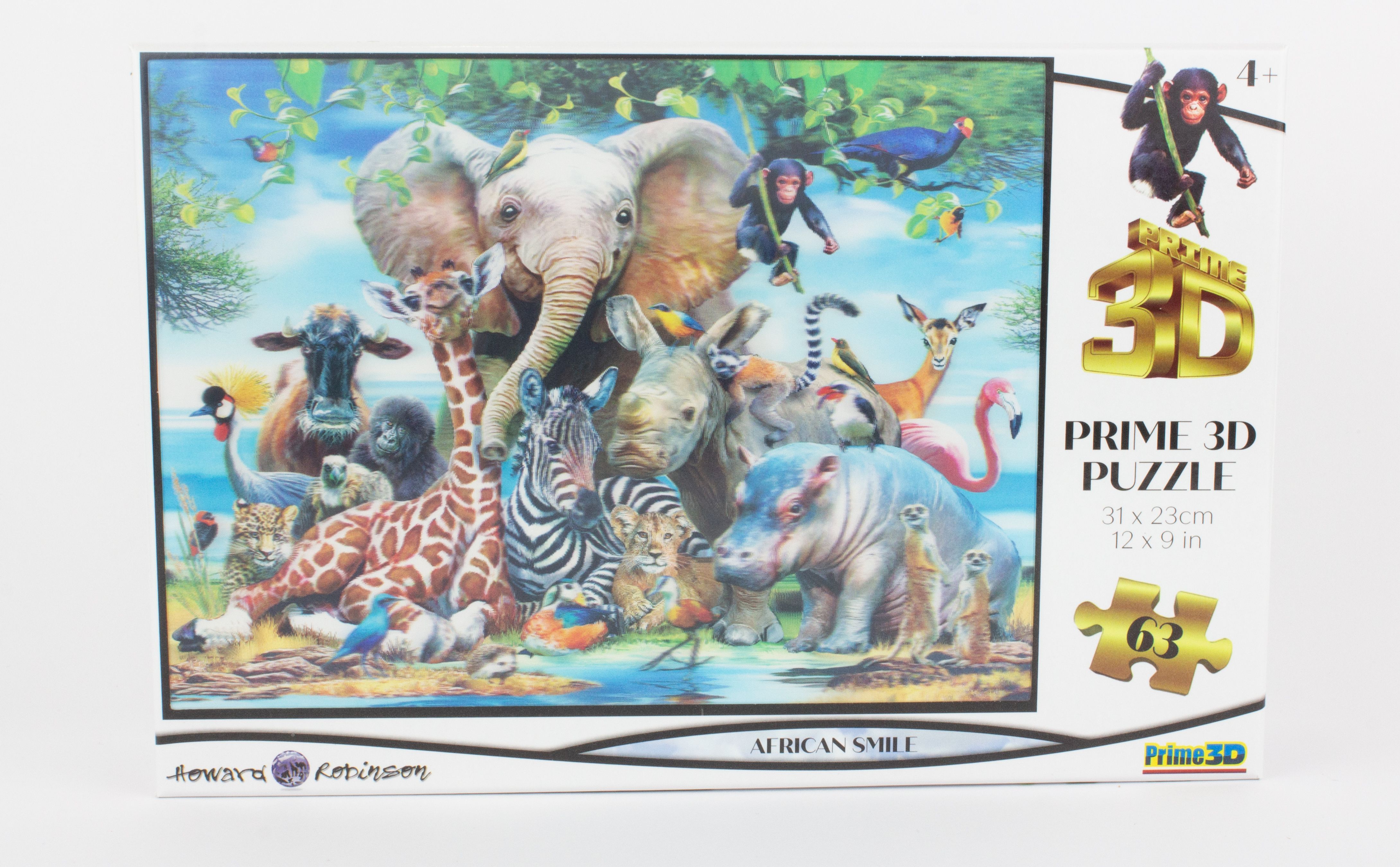 Prime3D - Africa Smile 3D Puzzle - 100 Pcs