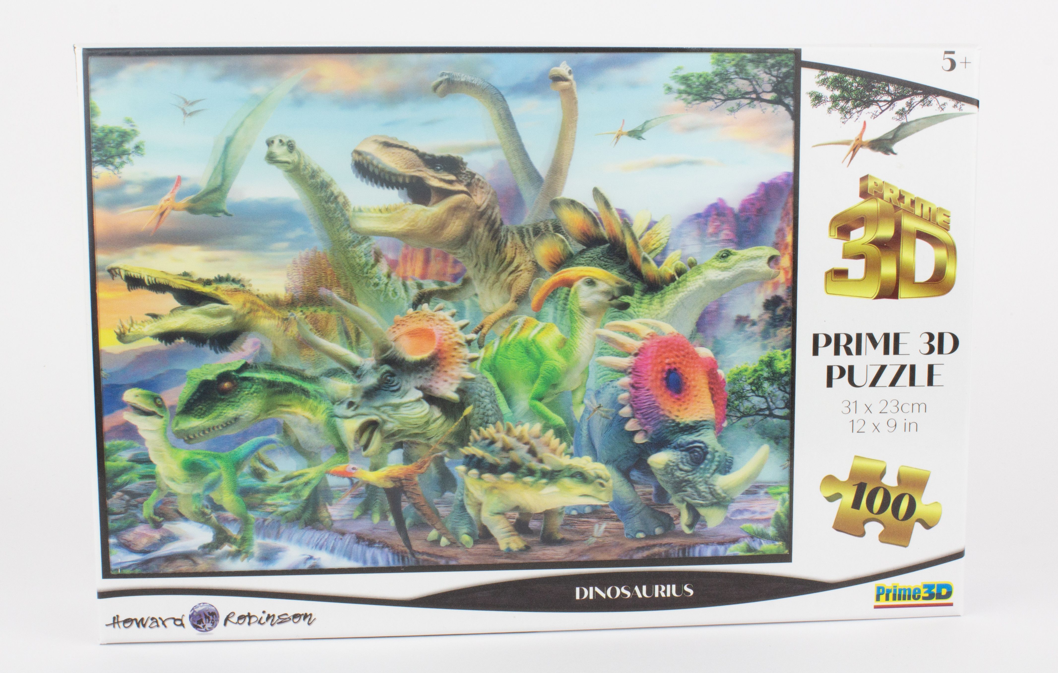 Prime3D - Dinosaurs 3D Puzzle - 100 Pcs