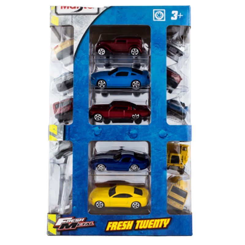 Maisto - Fresh Metal 3" Die Cast Vehicles - 20 Pcs