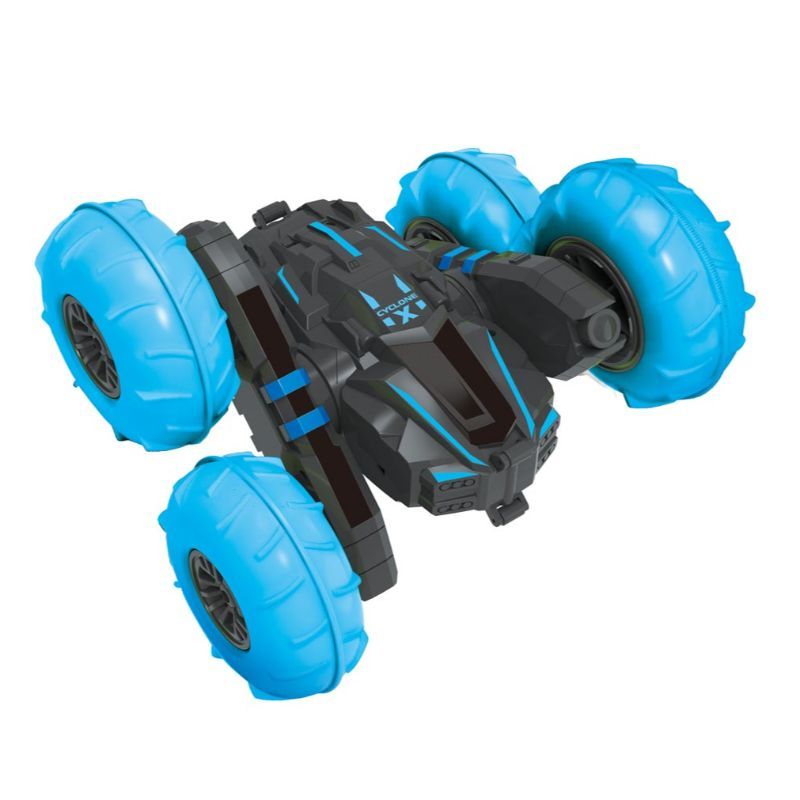 Funny Box - 2.4G 1:16 Thunder X Stunt Car - Blue