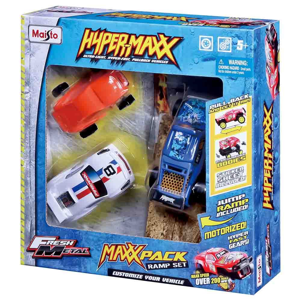 Maisto - Fresh Metal Hypermaxx Multi Pack Pullback Vehicles